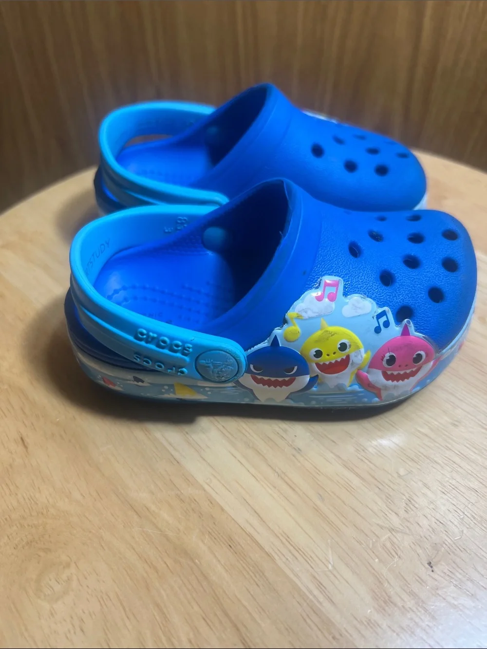 CROCS Kids Bright Blue Classic Clog Sandals